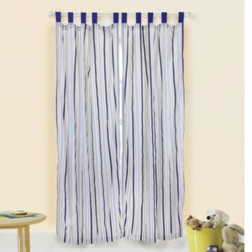 Disney Plane Crazy Stripes Long Drapes